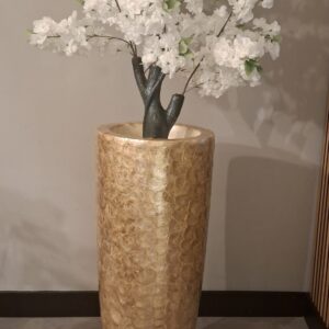 Schelpen vaas goud Nieuw!!