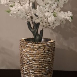 Schelpen vaas NIEUW!!